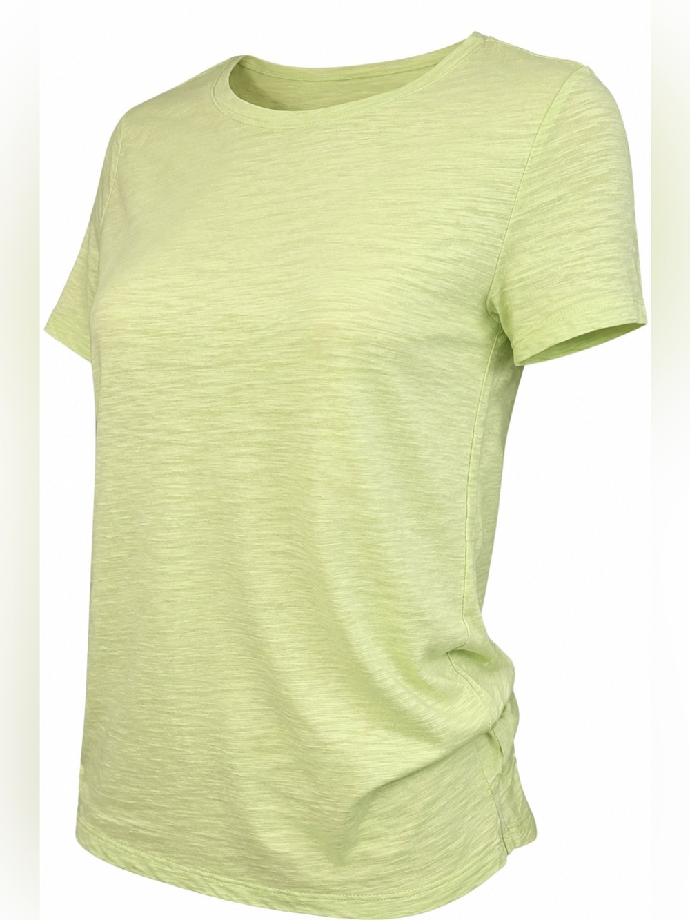 Old Navy Women's Short Sleeve Crewneck Tee in Pale Lime